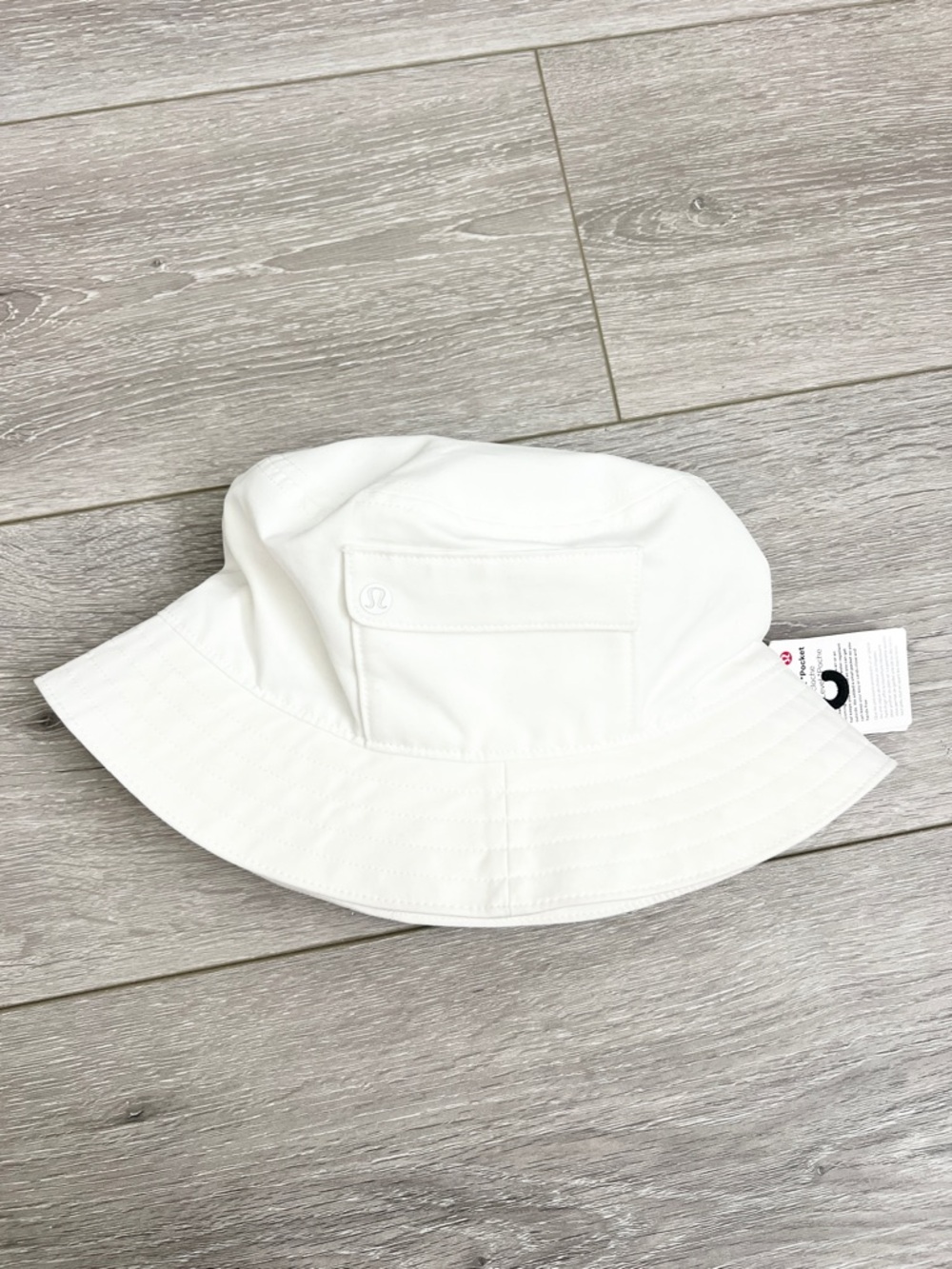Lululemon | On My Level Bucket Hat with Pocket White NWT - Unisex M/L - Picture 7 of 8